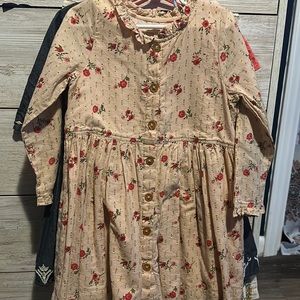 Pink Chicken Long Sleeve Dress